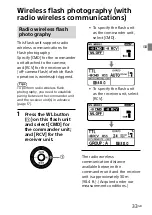 Предварительный просмотр 33 страницы Sony HVL-F45RM Operating Instructions Manual