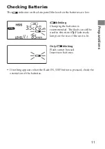 Предварительный просмотр 11 страницы Sony HVL-F56AM Operating Instructions Manual