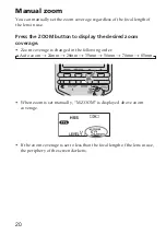 Предварительный просмотр 20 страницы Sony HVL-F56AM Operating Instructions Manual