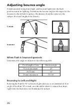 Предварительный просмотр 26 страницы Sony HVL-F56AM Operating Instructions Manual