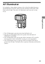 Предварительный просмотр 29 страницы Sony HVL-F56AM Operating Instructions Manual