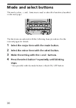 Предварительный просмотр 30 страницы Sony HVL-F56AM Operating Instructions Manual