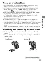 Предварительный просмотр 39 страницы Sony HVL-F56AM Operating Instructions Manual