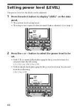 Предварительный просмотр 44 страницы Sony HVL-F56AM Operating Instructions Manual