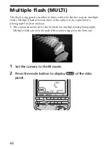 Предварительный просмотр 46 страницы Sony HVL-F56AM Operating Instructions Manual