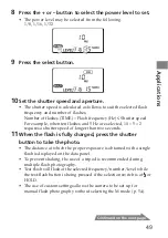 Предварительный просмотр 49 страницы Sony HVL-F56AM Operating Instructions Manual