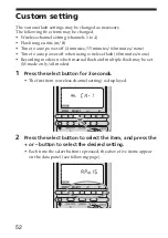 Предварительный просмотр 52 страницы Sony HVL-F56AM Operating Instructions Manual