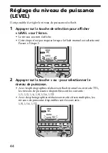 Предварительный просмотр 104 страницы Sony HVL-F56AM Operating Instructions Manual