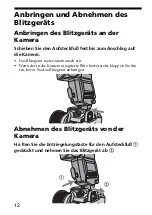 Предварительный просмотр 132 страницы Sony HVL-F56AM Operating Instructions Manual