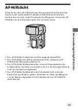 Предварительный просмотр 149 страницы Sony HVL-F56AM Operating Instructions Manual