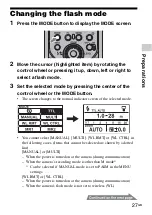 Предварительный просмотр 27 страницы Sony HVL-F60M Operating Instructions Manual