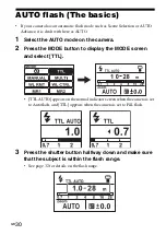 Предварительный просмотр 30 страницы Sony HVL-F60M Operating Instructions Manual