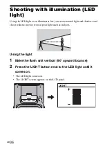 Предварительный просмотр 36 страницы Sony HVL-F60M Operating Instructions Manual