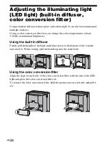 Предварительный просмотр 38 страницы Sony HVL-F60M Operating Instructions Manual