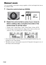 Предварительный просмотр 42 страницы Sony HVL-F60M Operating Instructions Manual