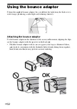 Предварительный просмотр 52 страницы Sony HVL-F60M Operating Instructions Manual