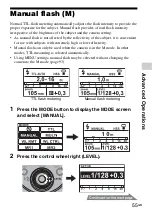 Предварительный просмотр 55 страницы Sony HVL-F60M Operating Instructions Manual