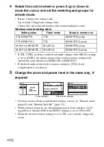 Предварительный просмотр 72 страницы Sony HVL-F60M Operating Instructions Manual