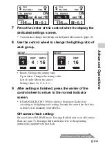 Предварительный просмотр 81 страницы Sony HVL-F60M Operating Instructions Manual