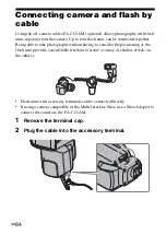 Предварительный просмотр 84 страницы Sony HVL-F60M Operating Instructions Manual