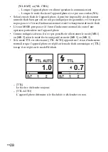 Предварительный просмотр 132 страницы Sony HVL-F60M Operating Instructions Manual