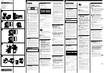 Предварительный просмотр 1 страницы Sony HVL-FDH3 Operating Instructions