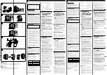 Preview for 2 page of Sony HVL-FDH4 Operating Instructions