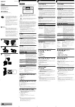 Preview for 1 page of Sony HVL-FH1100 Operating Instructions