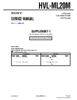 Предварительный просмотр 13 страницы Sony HVL-ML20M Service Manual