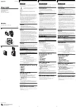 Предварительный просмотр 1 страницы Sony HVL-RLA Operating Instructions