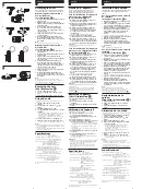 Preview for 2 page of Sony HVL-RLS Instruction & Operation Manual