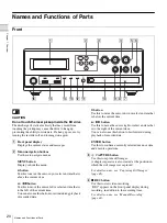 Предварительный просмотр 20 страницы Sony HVO1000MD User Manual