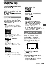 Предварительный просмотр 43 страницы Sony HVR-A1E Operating Manual