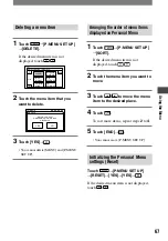 Предварительный просмотр 67 страницы Sony HVR-A1E Operating Manual