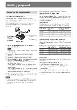 Preview for 8 page of Sony HVR-DR60 - 60GB Hard Disk Recorder Operating Instructions Manual