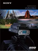 Preview for 1 page of Sony HVR-DR60 - 60GB Hard Disk Recorder Specifications