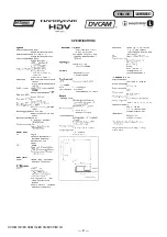 Предварительный просмотр 2 страницы Sony HVR-M10C Service Manual