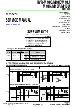 Предварительный просмотр 315 страницы Sony HVR-M10C Service Manual