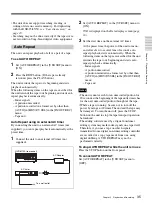 Preview for 35 page of Sony HVR-M15AE Operating Instructions Manual