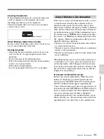 Preview for 69 page of Sony HVR-M15AE Operating Instructions Manual