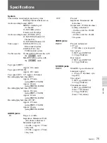 Preview for 75 page of Sony HVR-M15AE Operating Instructions Manual