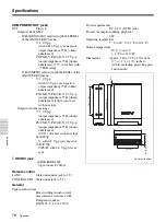 Preview for 76 page of Sony HVR-M15AE Operating Instructions Manual