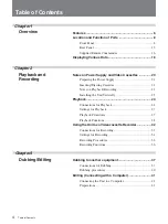 Preview for 4 page of Sony HVR M15U - Professional Video Cassete recorder/player Operating Instructions Manual