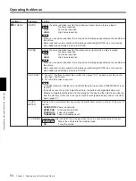 Preview for 54 page of Sony HVR M15U - Professional Video Cassete recorder/player Operating Instructions Manual