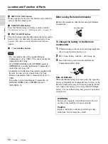 Preview for 22 page of Sony HVR-M25AE Operating Instructions Manual