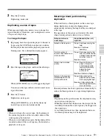 Preview for 61 page of Sony HVR-M25AE Operating Instructions Manual