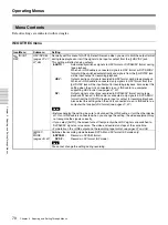 Preview for 70 page of Sony HVR-M25AE Operating Instructions Manual