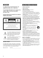 Preview for 2 page of Sony HVR M25U - Professional Video Cassete recorder/player Operating Instructions Manual