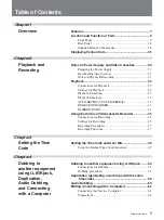 Preview for 5 page of Sony HVR M25U - Professional Video Cassete recorder/player Operating Instructions Manual