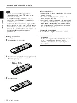 Preview for 24 page of Sony HVR M25U - Professional Video Cassete recorder/player Operating Instructions Manual